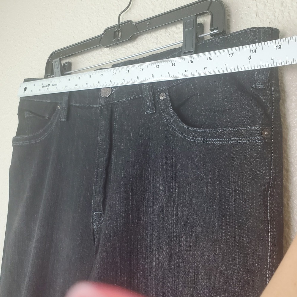 34 Heritage - Size 38/30 Relaxed Straight Black Jeans - Picture 3 of 13